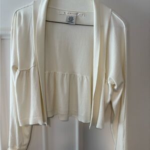 Max Studio Cream Cardigan Sweater